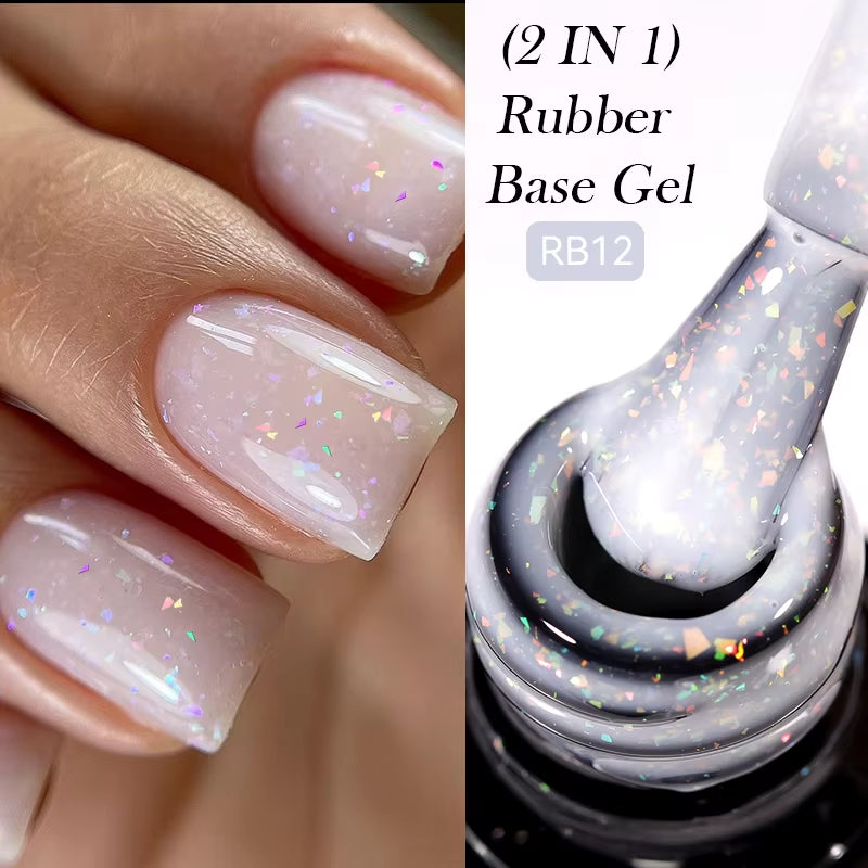 184 Colors 7ML Nail Gel Polish Semi-Permanent Glitter Soak off Base Top Coat UV LED Nail Gel Varnish Nail Art Manicure