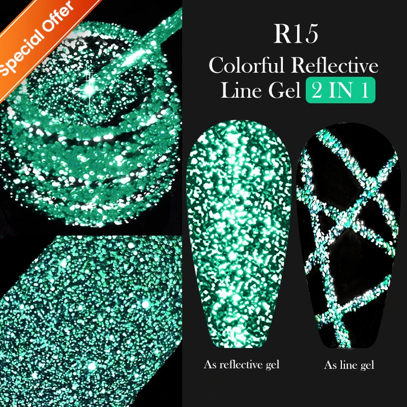 184 Colors 7ML Nail Gel Polish Semi-Permanent Glitter Soak off Base Top Coat UV LED Nail Gel Varnish Nail Art Manicure