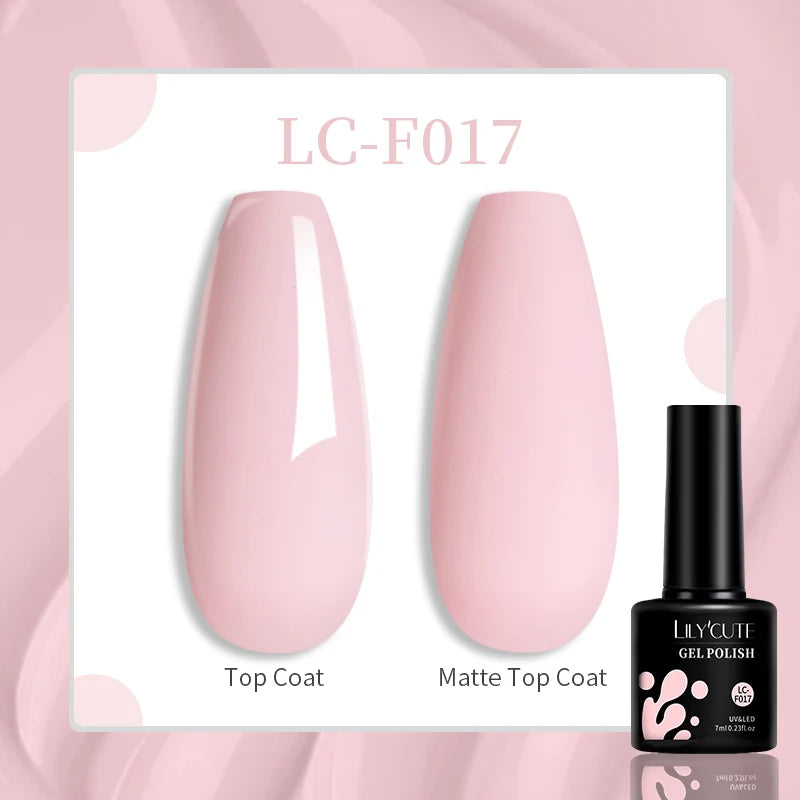 LILYCUTE 7ML Nail Gel Polish Nail Supplies Varnish Semi Permanent Nail Art Manicure Soak off LED UV Gel Nail Varnishes