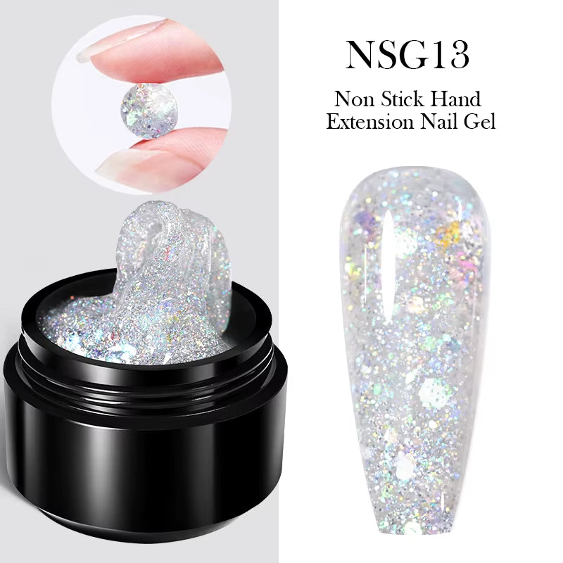 15Ml Clear Non Stick Hand Extension Gel 3D Shaping Sculpting Carving Nail Art Solid Hard Gel for Fake Nail