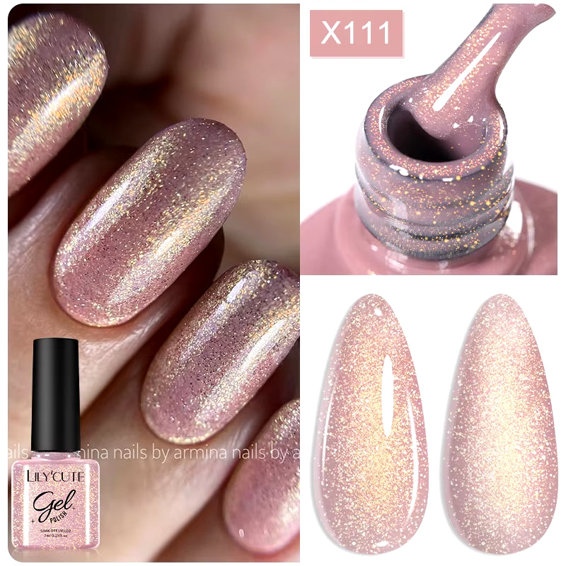 184 Colors 7ML Nail Gel Polish Semi-Permanent Glitter Soak off Base Top Coat UV LED Nail Gel Varnish Nail Art Manicure