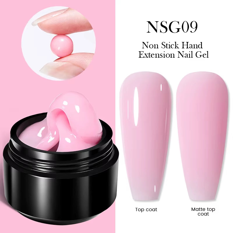 15Ml Clear Non Stick Hand Extension Gel 3D Shaping Sculpting Carving Nail Art Solid Hard Gel for Fake Nail