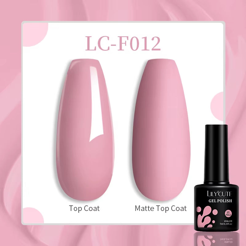 LILYCUTE 7ML Nail Gel Polish Nail Supplies Varnish Semi Permanent Nail Art Manicure Soak off LED UV Gel Nail Varnishes